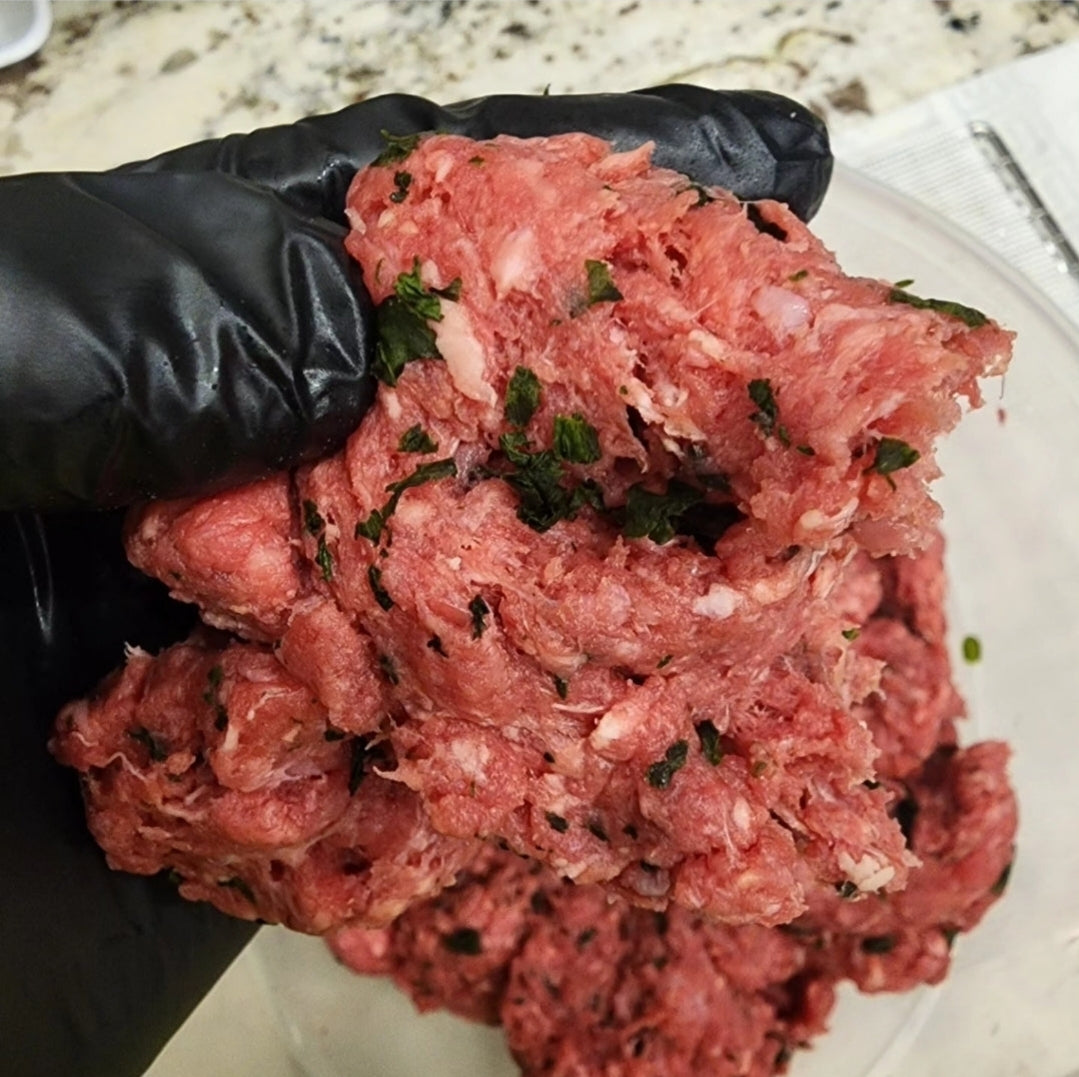 Beef strips with Organic Basil