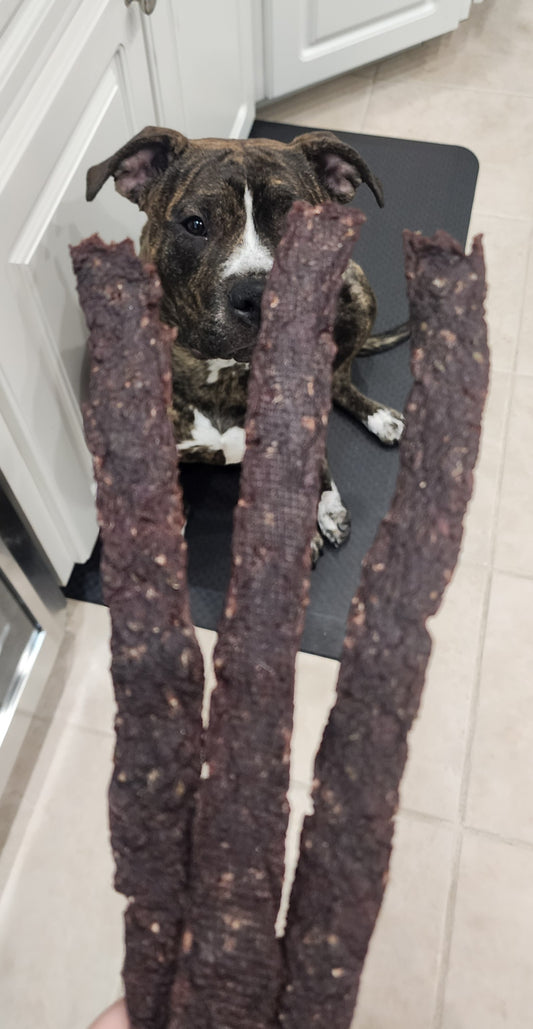 Beef strips with Organic Basil